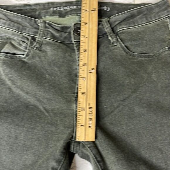 Articles Of Society Forest Green Skinny Jeans Size 27 - Picture 8 of 9